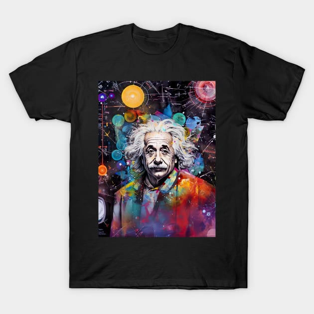 Pop Art Einstein T-Shirt by Blue Planet Boutique